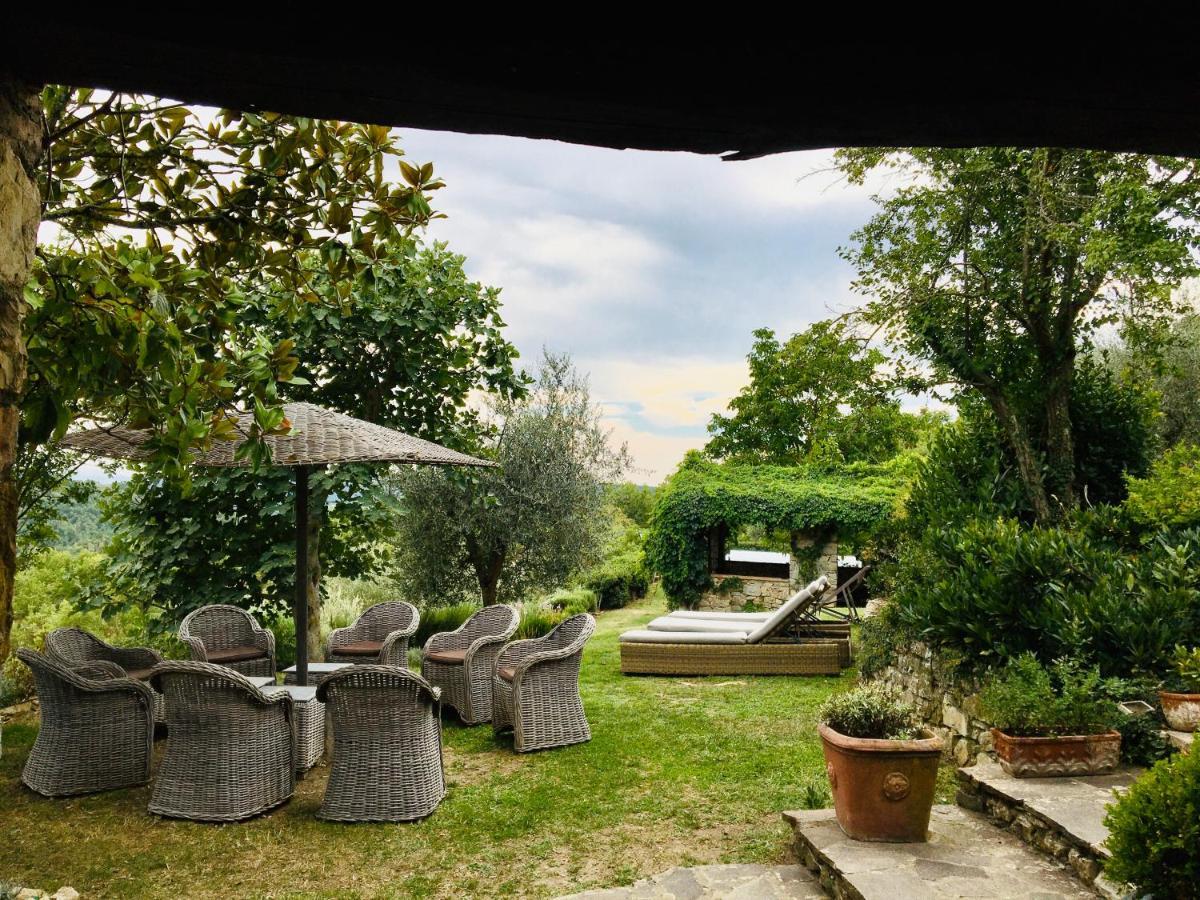 Celle Di Lecchi Nel Chianti Villa San Sano Exteriör bild