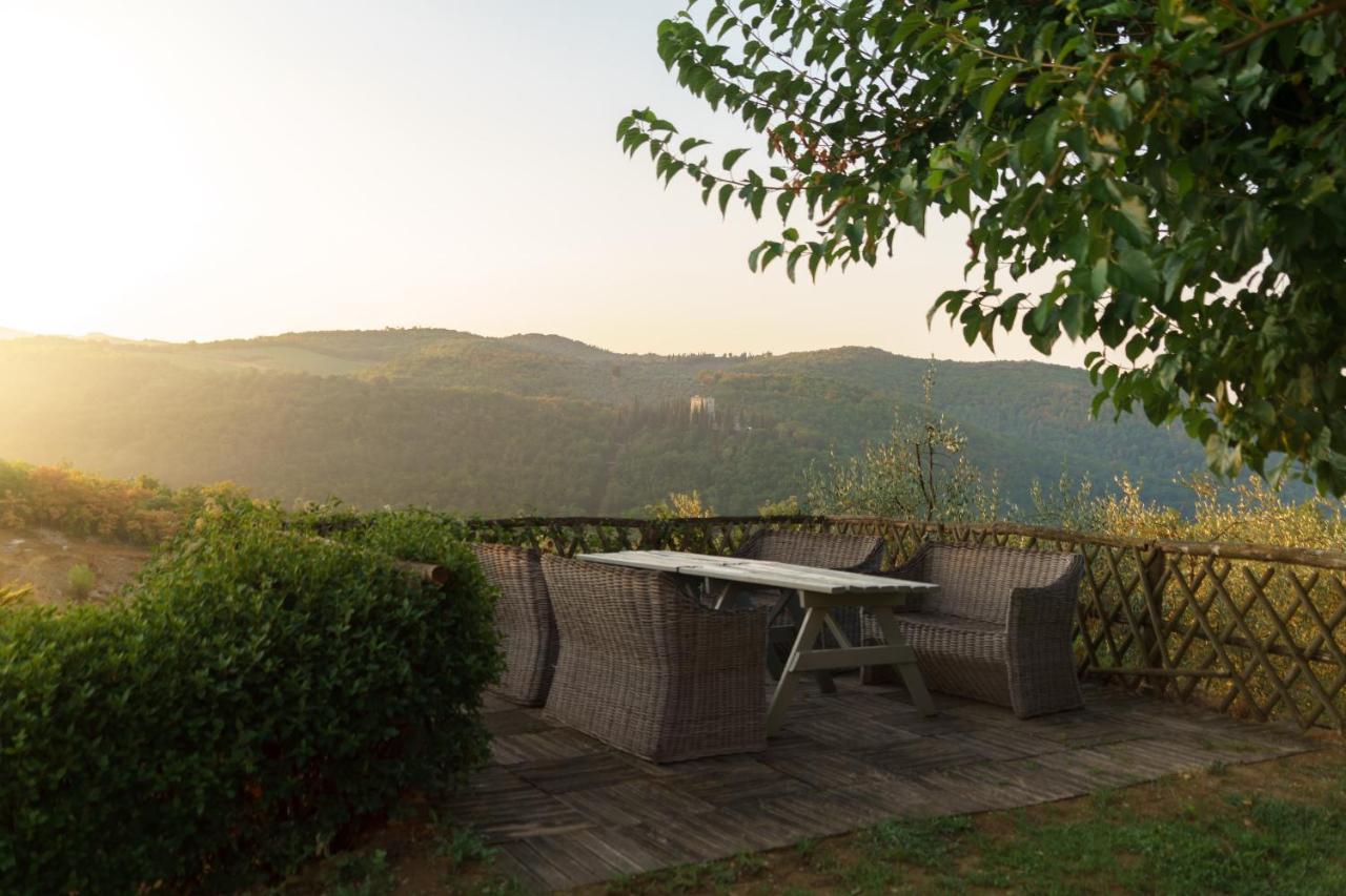 Celle Di Lecchi Nel Chianti Villa San Sano Exteriör bild