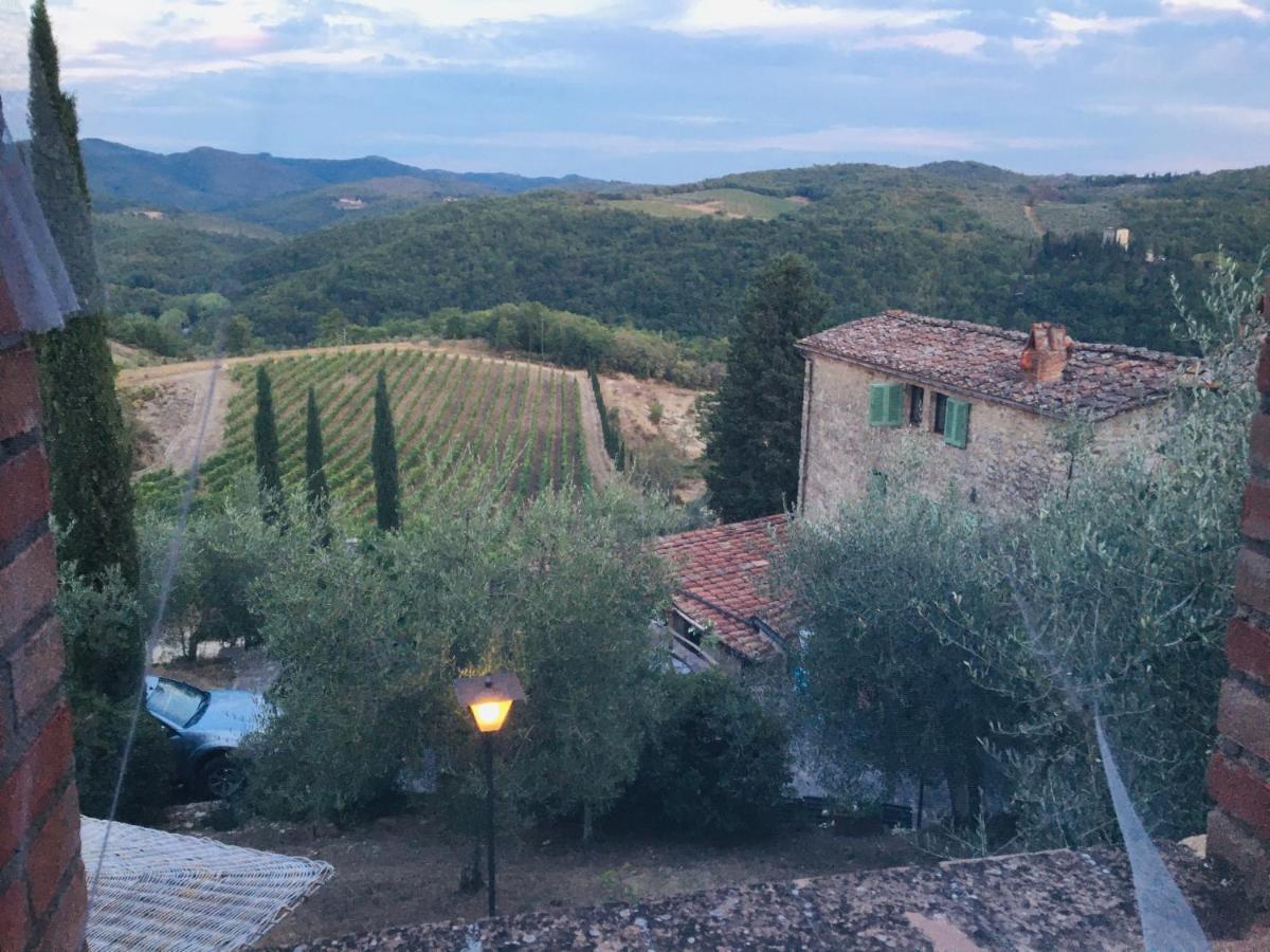 Celle Di Lecchi Nel Chianti Villa San Sano Exteriör bild
