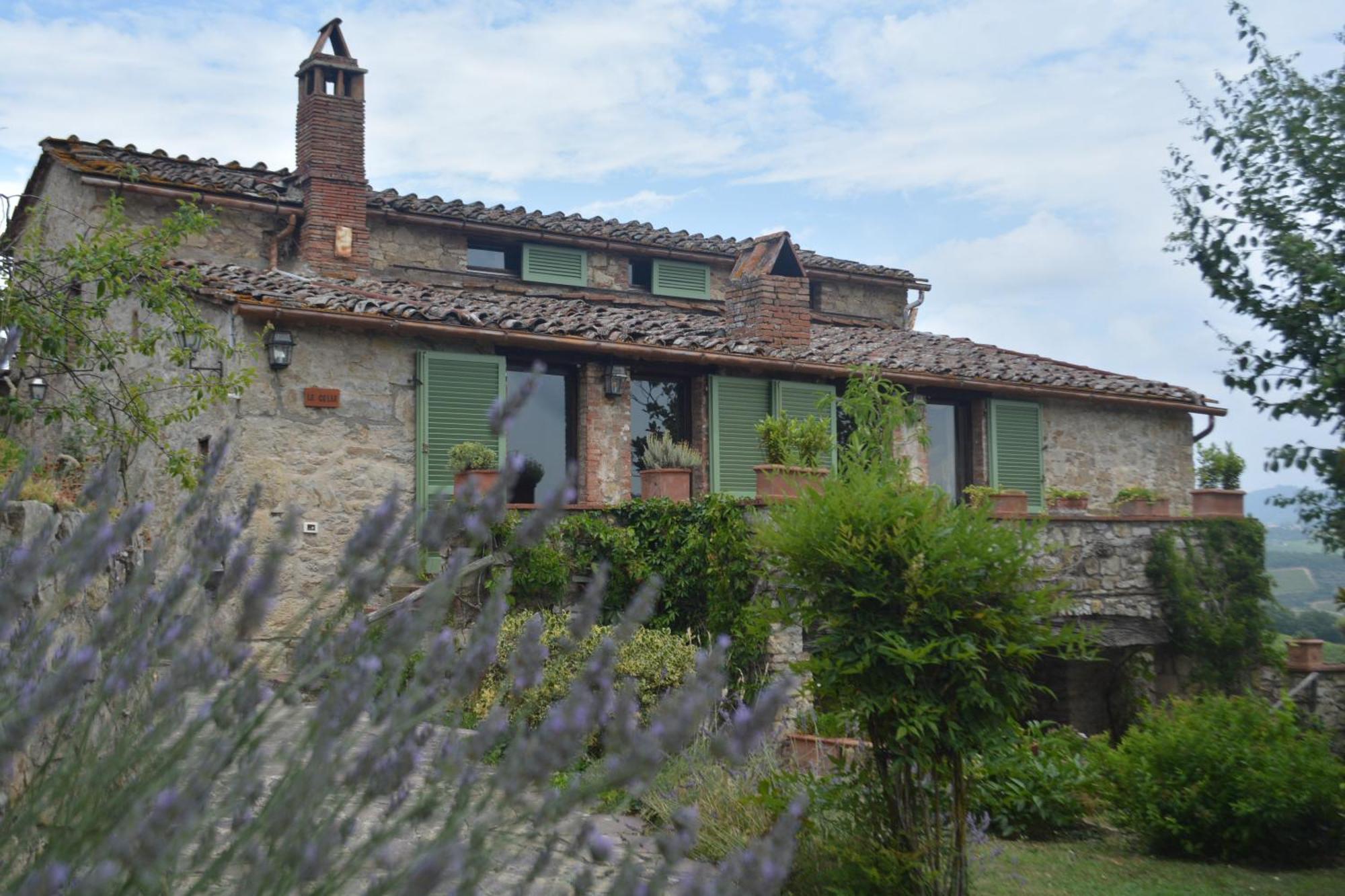 Celle Di Lecchi Nel Chianti Villa San Sano Exteriör bild