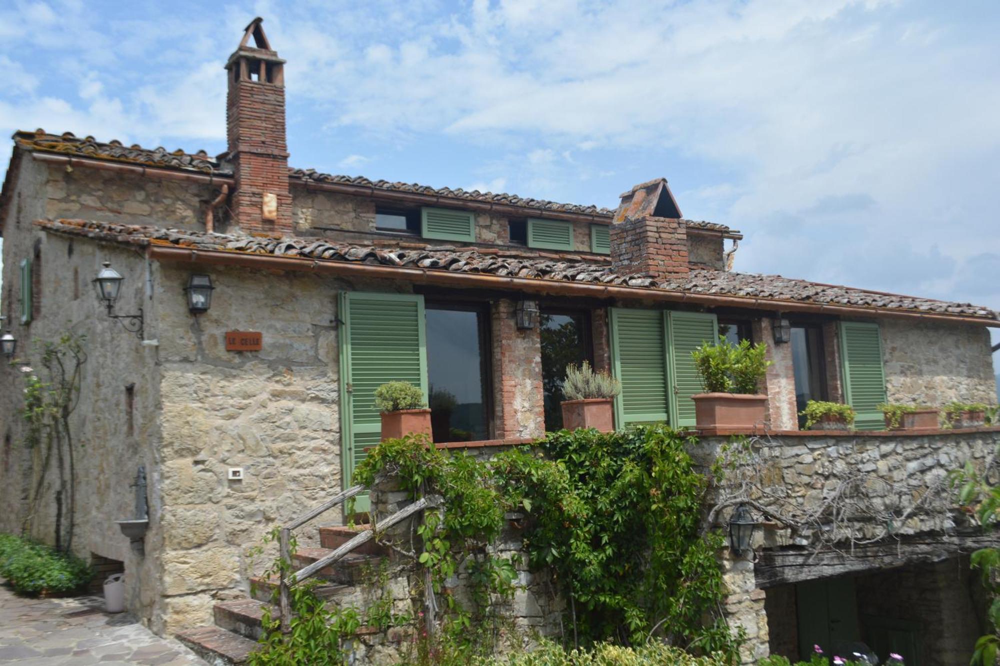 Celle Di Lecchi Nel Chianti Villa San Sano Exteriör bild