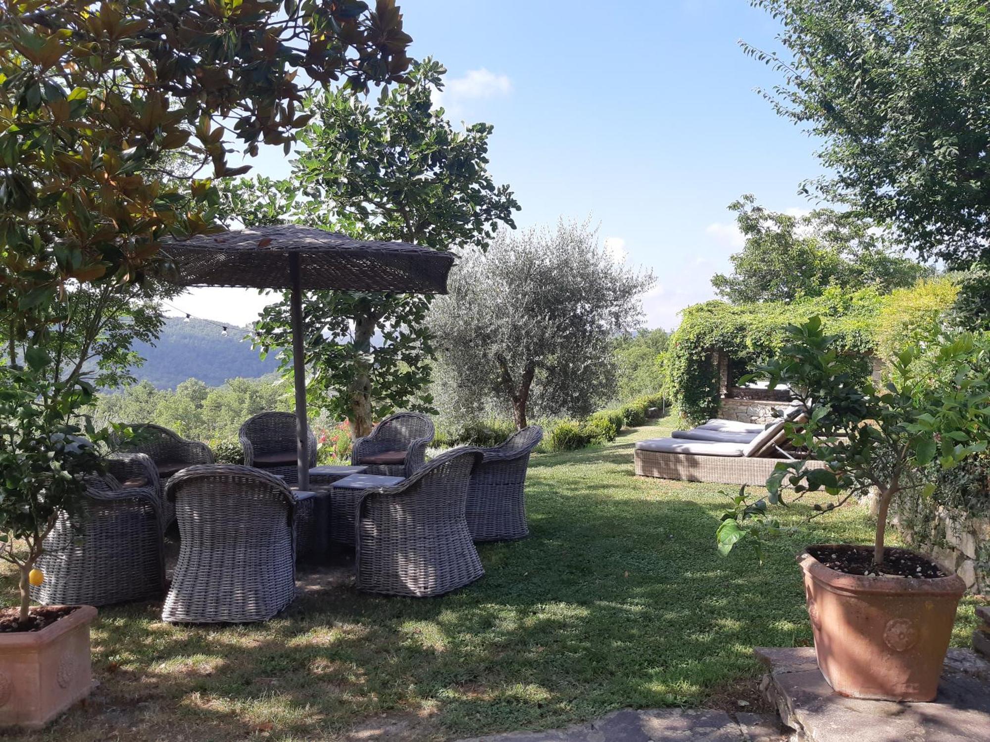 Celle Di Lecchi Nel Chianti Villa San Sano Exteriör bild